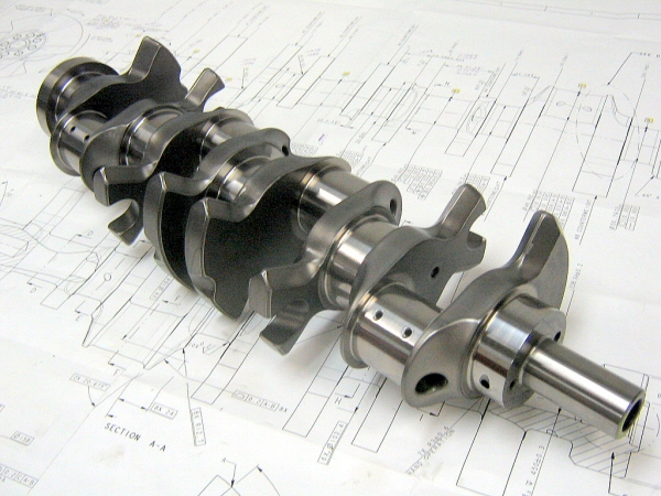 Single-plane V8 Crankshaft