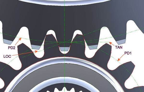 Gear Contact Geometry