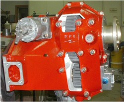 Cutaway of EPI 73-pound PSRU for 500 HP engine