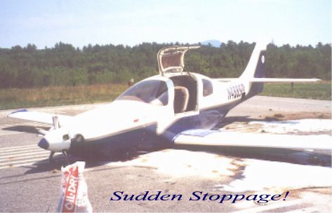 V8-powered Lancair-4P after accident